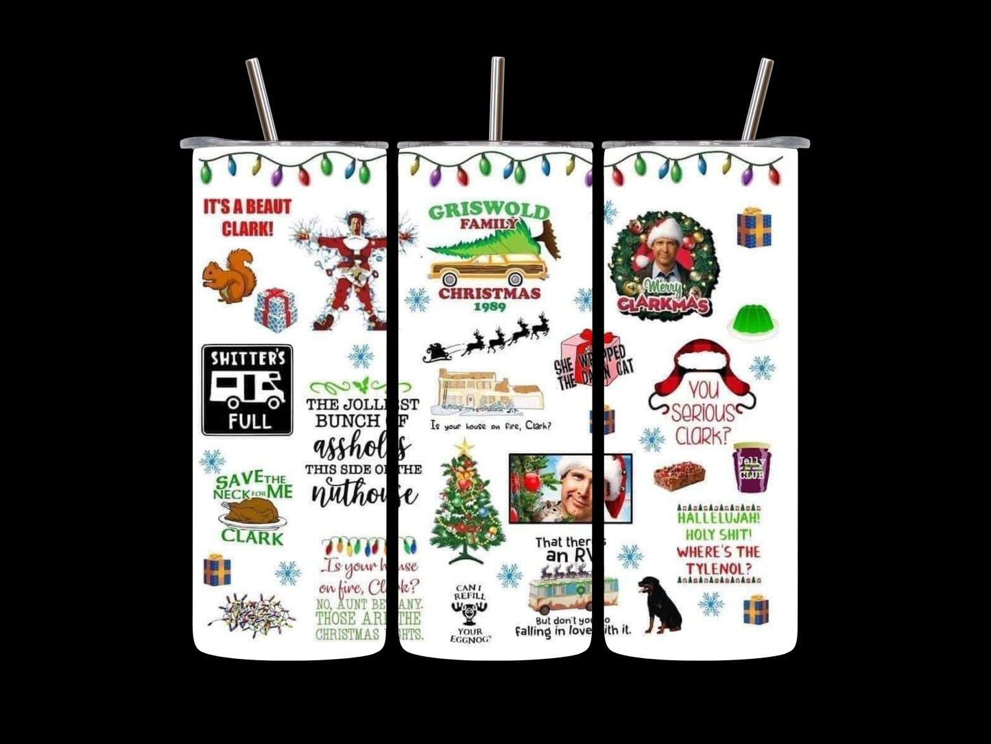 National Lampoons Christmas Vacation 20 oz Skinny Tumbler