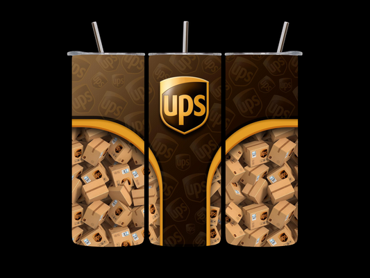 UPS 20oz  skinny tumbler