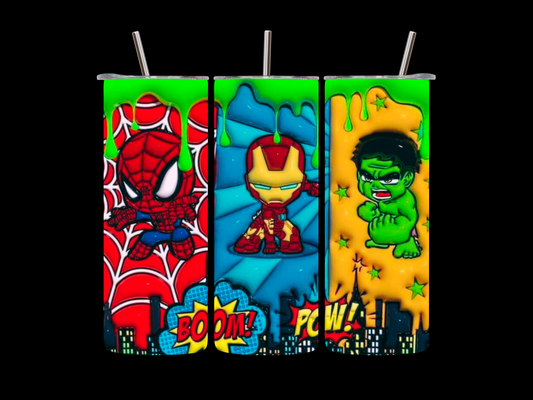 Baby Superheroes 20oz  skinny tumbler