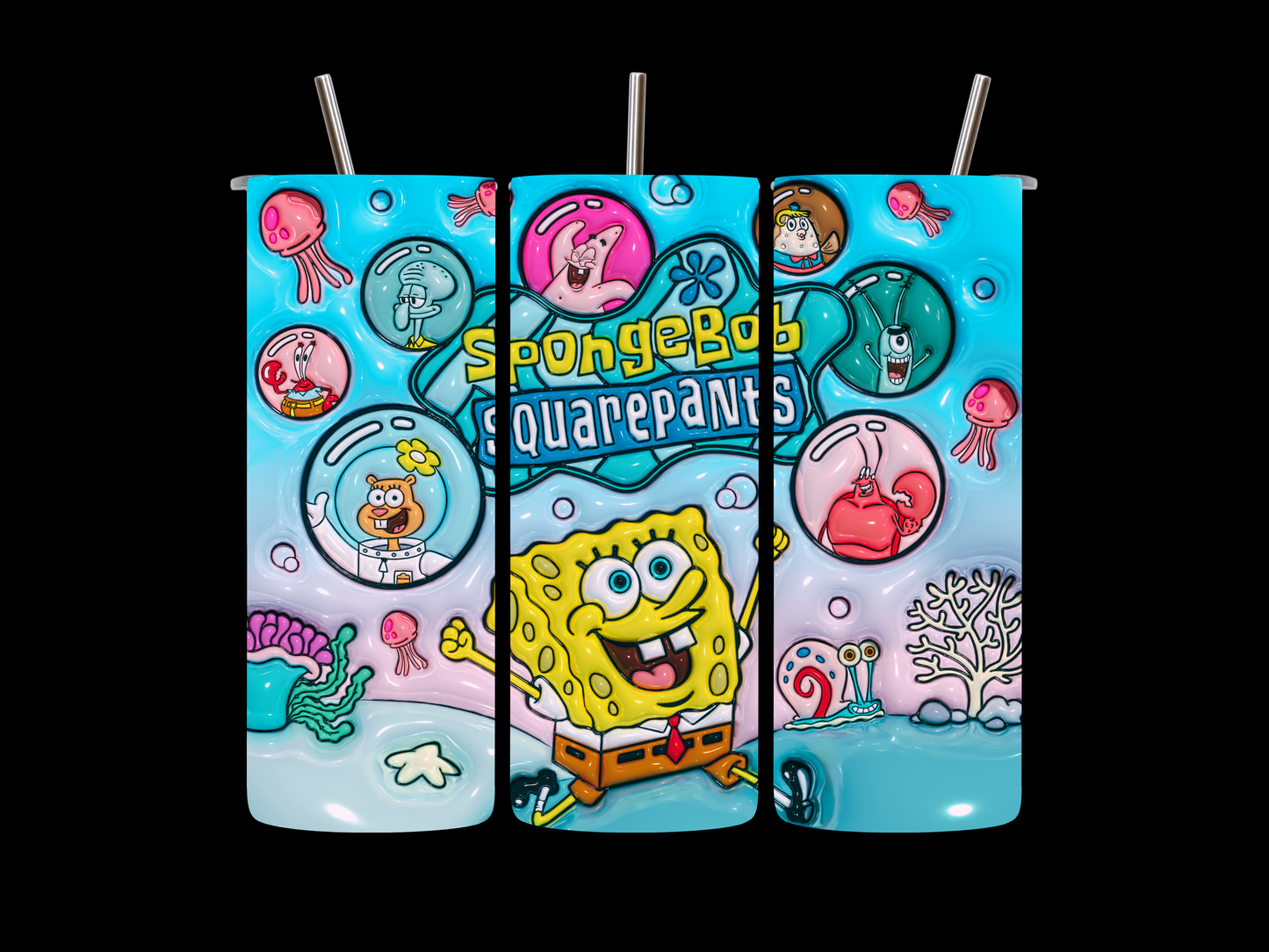 SpongeBob 20oz  skinny tumbler